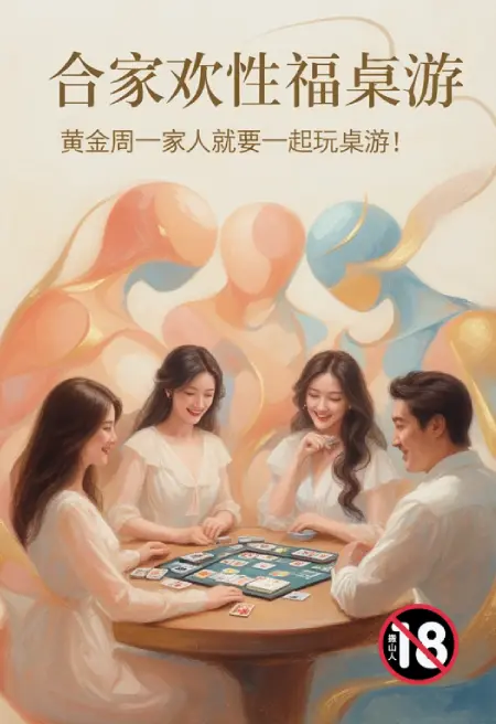 合家欢性福桌游,黄金周一家人就要一起玩桌游!